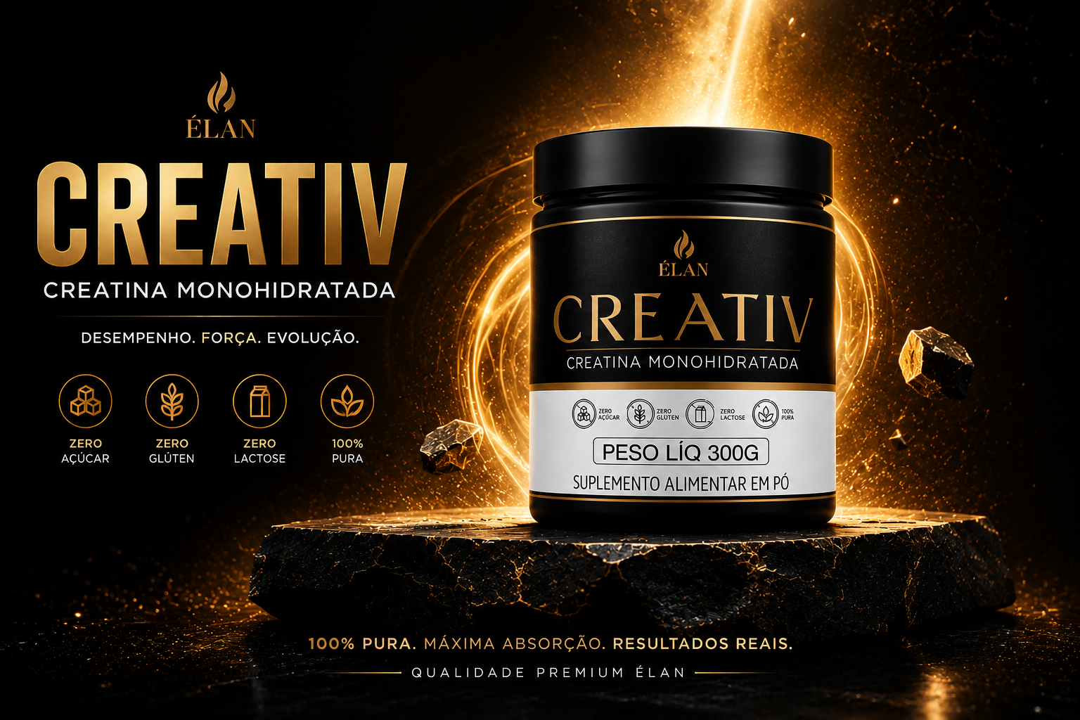 Creativ — Creatina Monohidratada 300g